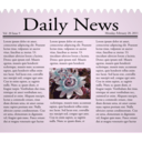 download Newspaper Icon clipart image with 270 hue color