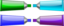Color Tube Green Blue Purple Cyan