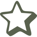 download Star clipart image with 225 hue color