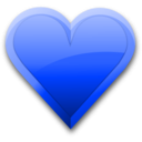 download Heart Icon clipart image with 225 hue color