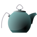 download Kettle Or Tea Pot clipart image with 180 hue color