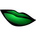 download St Patricks Girl Lips clipart image with 135 hue color