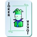 download Ornamental Deck Black Joker clipart image with 135 hue color