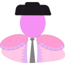 download Torero clipart image with 270 hue color