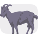 download Goat clipart image with 270 hue color