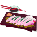 download Sashimi clipart image with 315 hue color