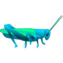 download Grasshopper clipart image with 90 hue color