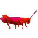 download Grasshopper clipart image with 270 hue color