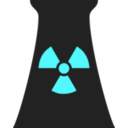 download Nuclear Power Plant Symbol 1 clipart image with 135 hue color