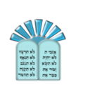 download Ten Commandments clipart image with 135 hue color