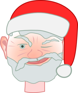 Santa Winking 1