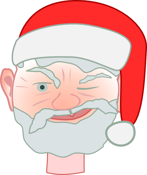 Santa Winking 1