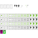 download White Oxygen Playing Card Faces clipart image with 90 hue color