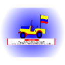 download Jeep Colombiano clipart image with 0 hue color