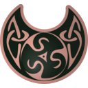 download Celtic Necklace clipart image with 315 hue color