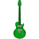 download Wooden Guitar clipart image with 90 hue color