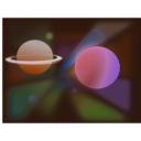 download Space clipart image with 180 hue color