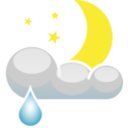 download Meteo Notte Piovosa clipart image with 0 hue color