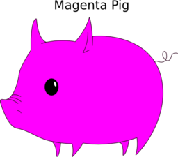 Magenta Pig