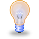 download Light Bulb clipart image with 180 hue color