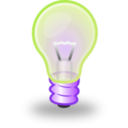 download Light Bulb clipart image with 225 hue color