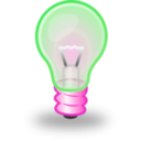 download Light Bulb clipart image with 270 hue color