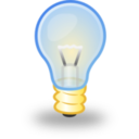 download Light Bulb clipart image with 0 hue color