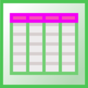 download Icon Planning clipart image with 270 hue color