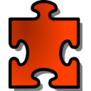 download Blue Jigsaw Piecev13 clipart image with 135 hue color