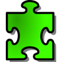 download Blue Jigsaw Piecev13 clipart image with 225 hue color