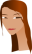Womans Face With Long Neck