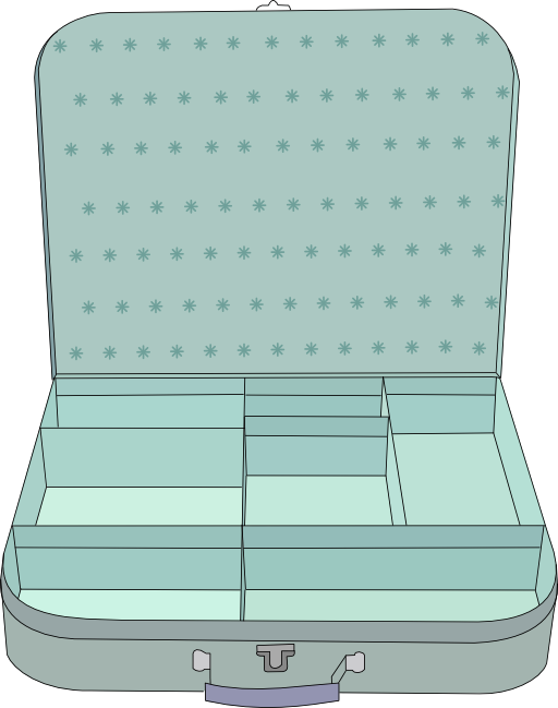 Suitcase With Compartment