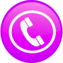 download Phone Icon Button clipart image with 270 hue color