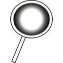 download Magnifying Glass Icon clipart image with 45 hue color