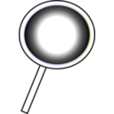 download Magnifying Glass Icon clipart image with 225 hue color