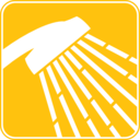 download Shower Icon clipart image with 45 hue color