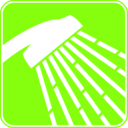 download Shower Icon clipart image with 90 hue color