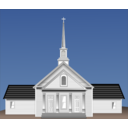 download Church clipart image with 0 hue color