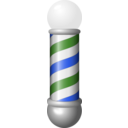 download Barber Pole clipart image with 225 hue color