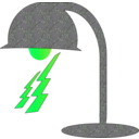 download Lamp Icon clipart image with 90 hue color