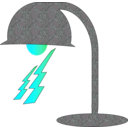 download Lamp Icon clipart image with 135 hue color