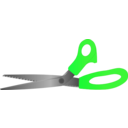 download Orange Scissors clipart image with 90 hue color