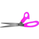 download Orange Scissors clipart image with 270 hue color