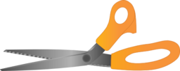 Orange Scissors