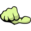 download Thumb clipart image with 45 hue color