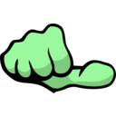 download Thumb clipart image with 90 hue color