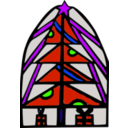 download Christmas Tree clipart image with 225 hue color