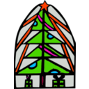 download Christmas Tree clipart image with 315 hue color