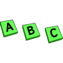 download Abc clipart image with 90 hue color