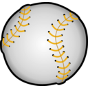 download Baseball clipart image with 45 hue color